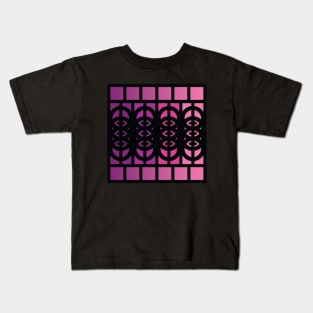 “Dimensional Cloning” - V.6 Purple - (Geometric Art) (Dimensions) - Doc Labs Kids T-Shirt